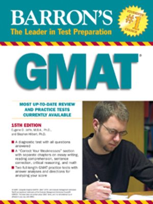 cover image of Barron's GMAT